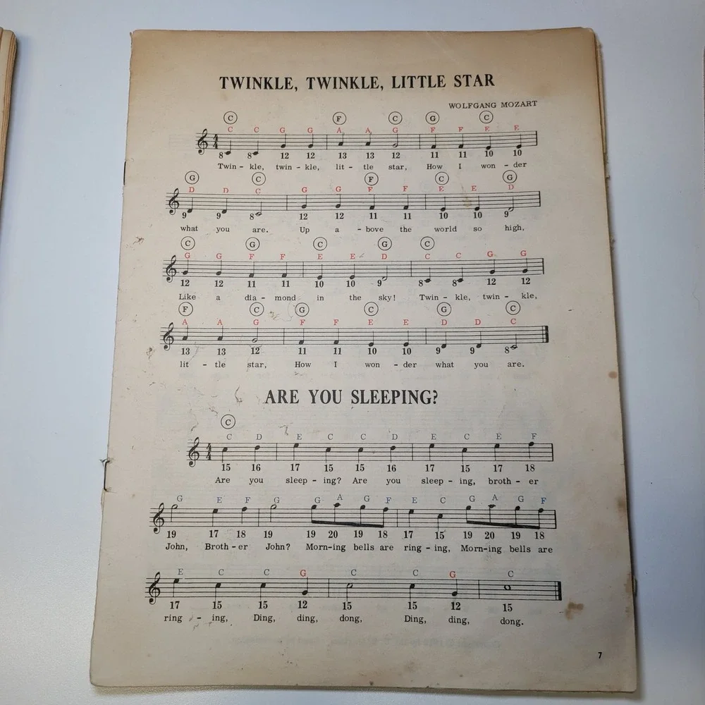 1950s Music Papers Vintage‎ Booklets Scraps Journal Audion Organ Sheet Music Lot